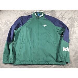NWT Prince Pickleball‎ Tennis Green Windbreaker Full Zip L/S Jacket Mens XL